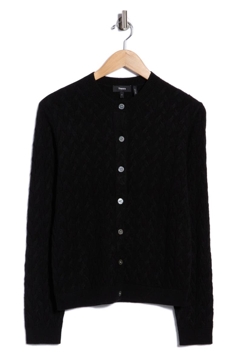 Cashmere Cardigan, Main, color, BLACK
