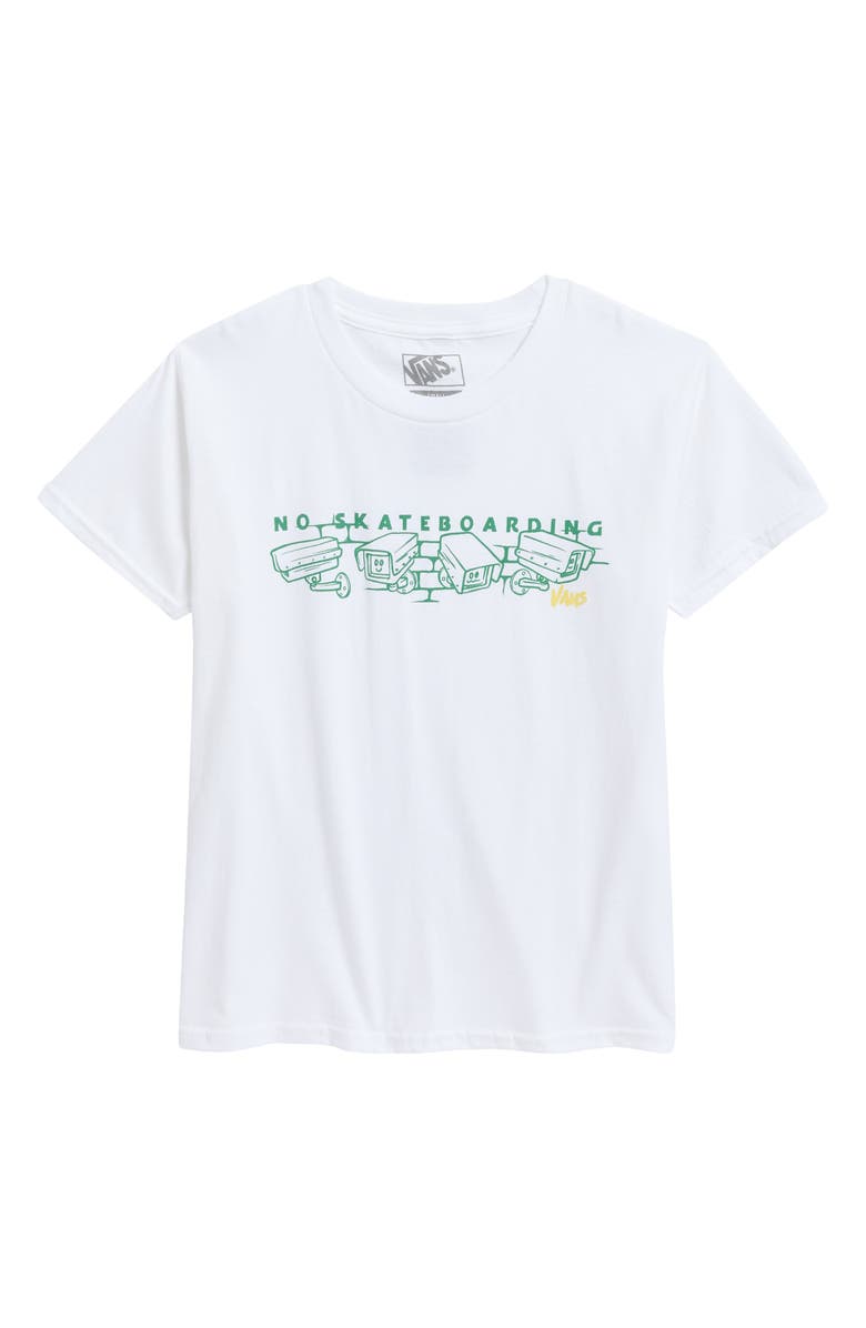 Vans Kids' Night Watchers Graphic T-Shirt, Main, color, White