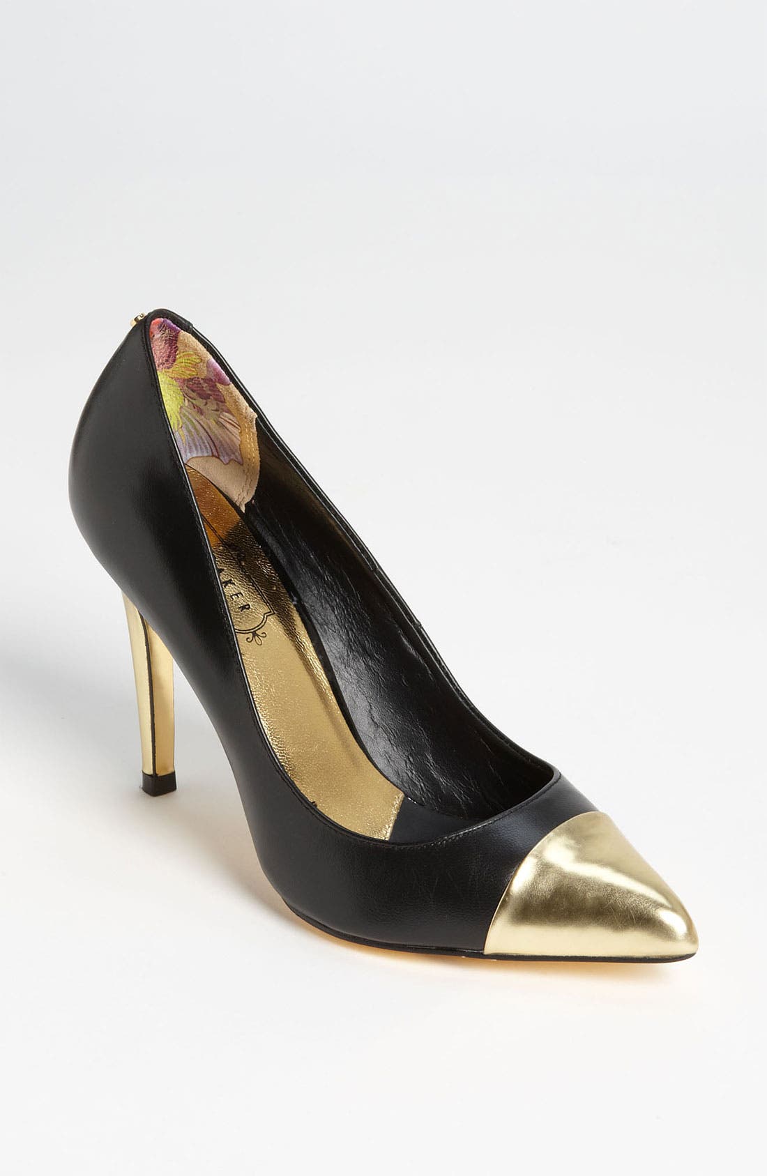 'Saysa' Pump, Main, color, BLACK METALLIC