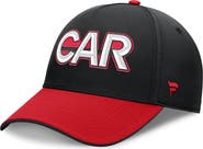 FANATICS Men's Fanatics Black/Red Carolina Hurricanes Authentic Pro Rink Team Code Flex Hat