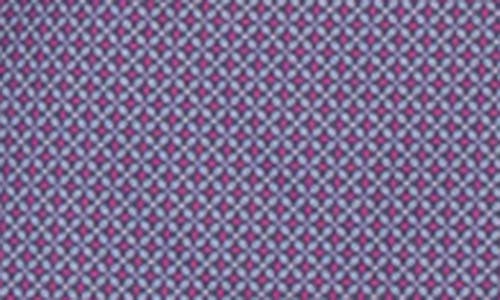 Tailorbyrd Classic Fit Diamond Medallion Stretch Cotton Button-down Shirt In Pattern