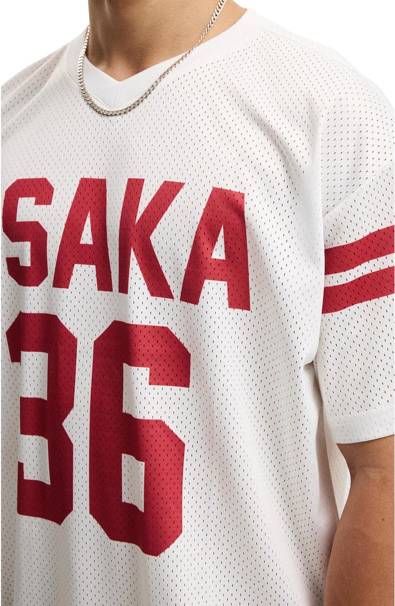 Cotton On Men's Football Jersey, Alternate, color, Vintage White Osaka