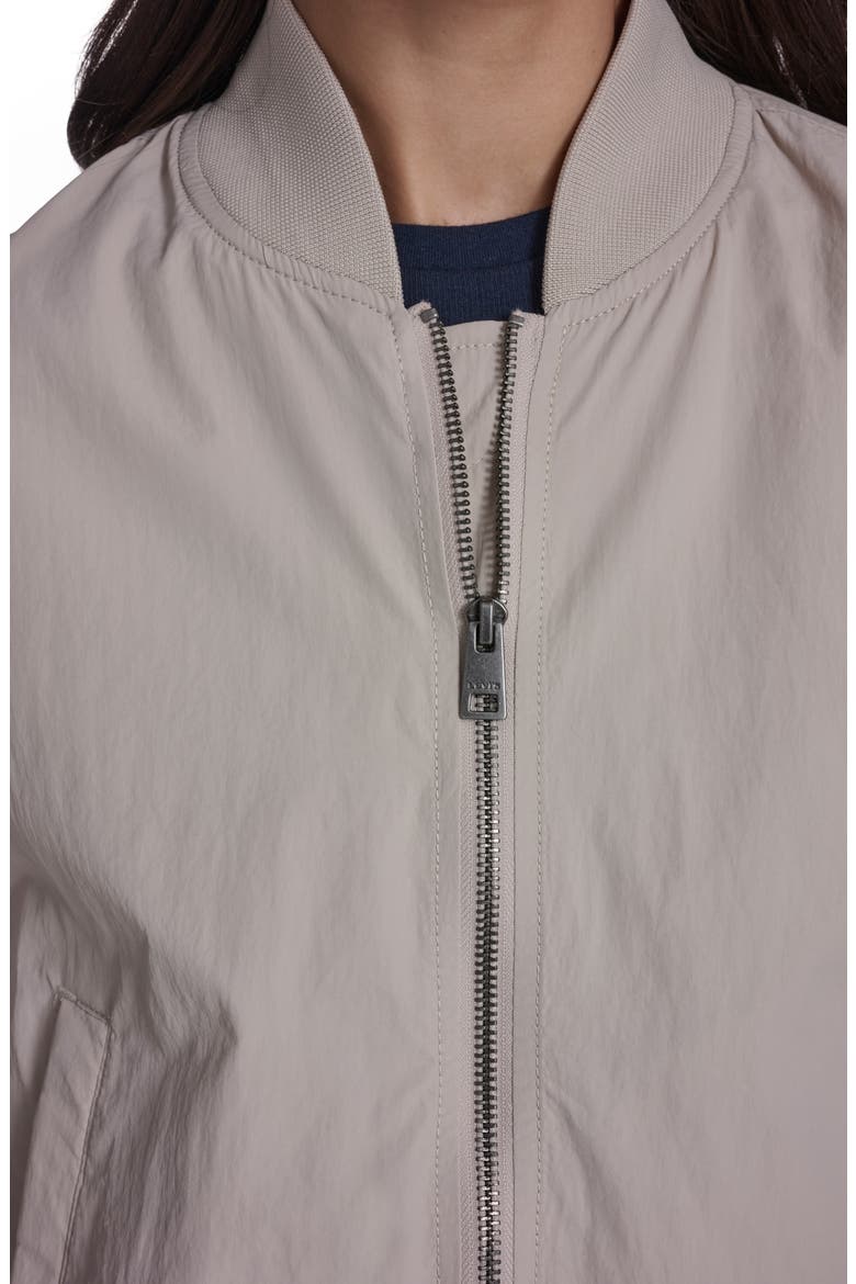 Relaxed Bomber Jacket, Alternate, color, CHATEAU GREY