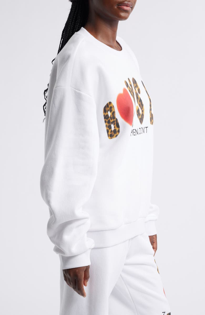 BOYS LIE Caitlyn Coded Kara Crewneck Sweatshirt, Alternate, color, 