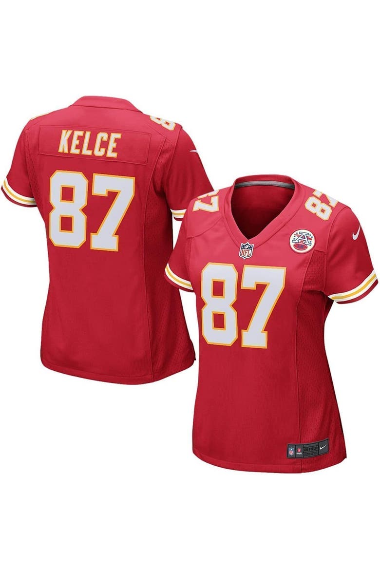 Women's Nike Travis Kelce Red Kansas City Chiefs Game Player Jersey, Main, color, RED