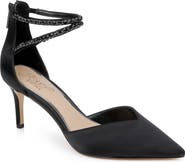 Jewel Badgley Mischka Emmi Ankle Strap Pointed Toe Pump