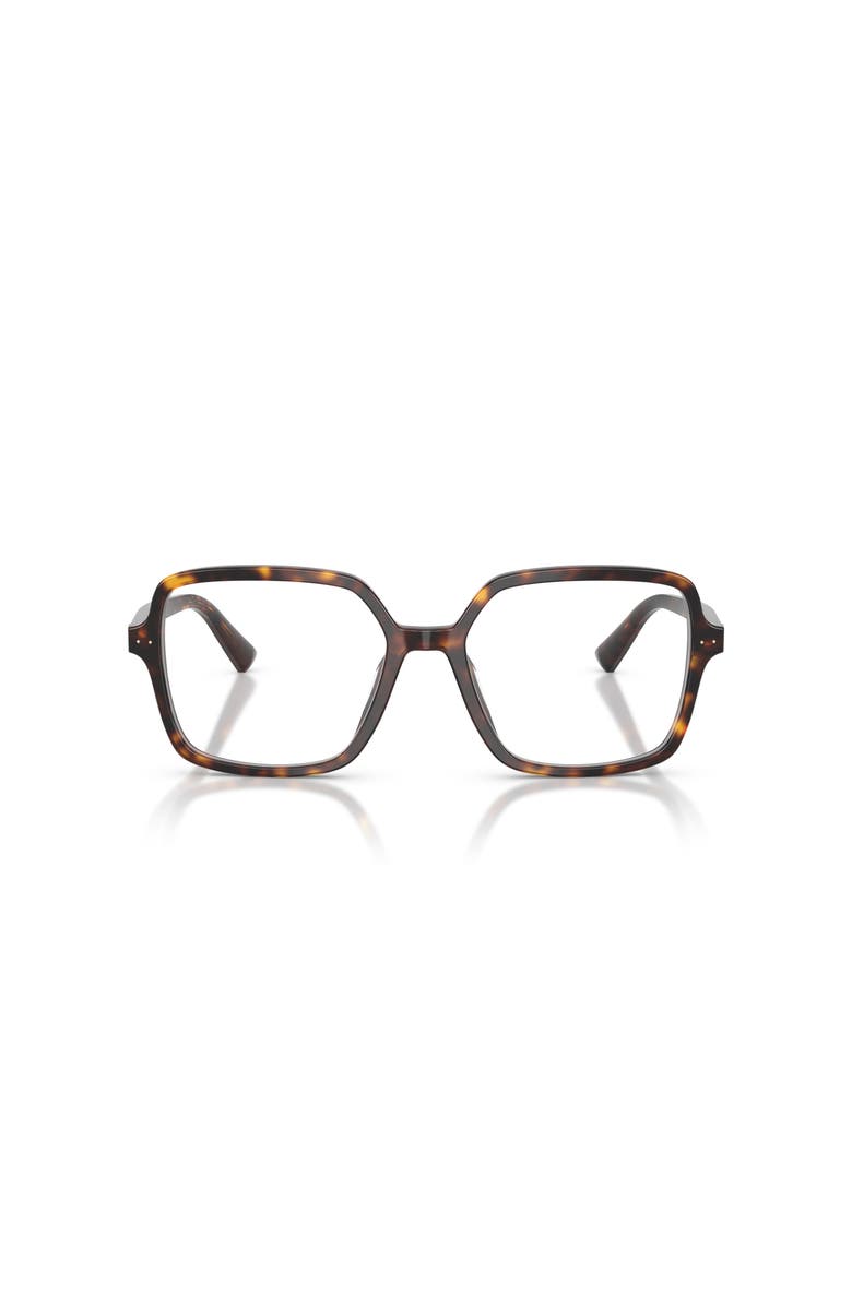 Jimmy Choo 53mm Square optical glasses, Alternate, color, Tortoise