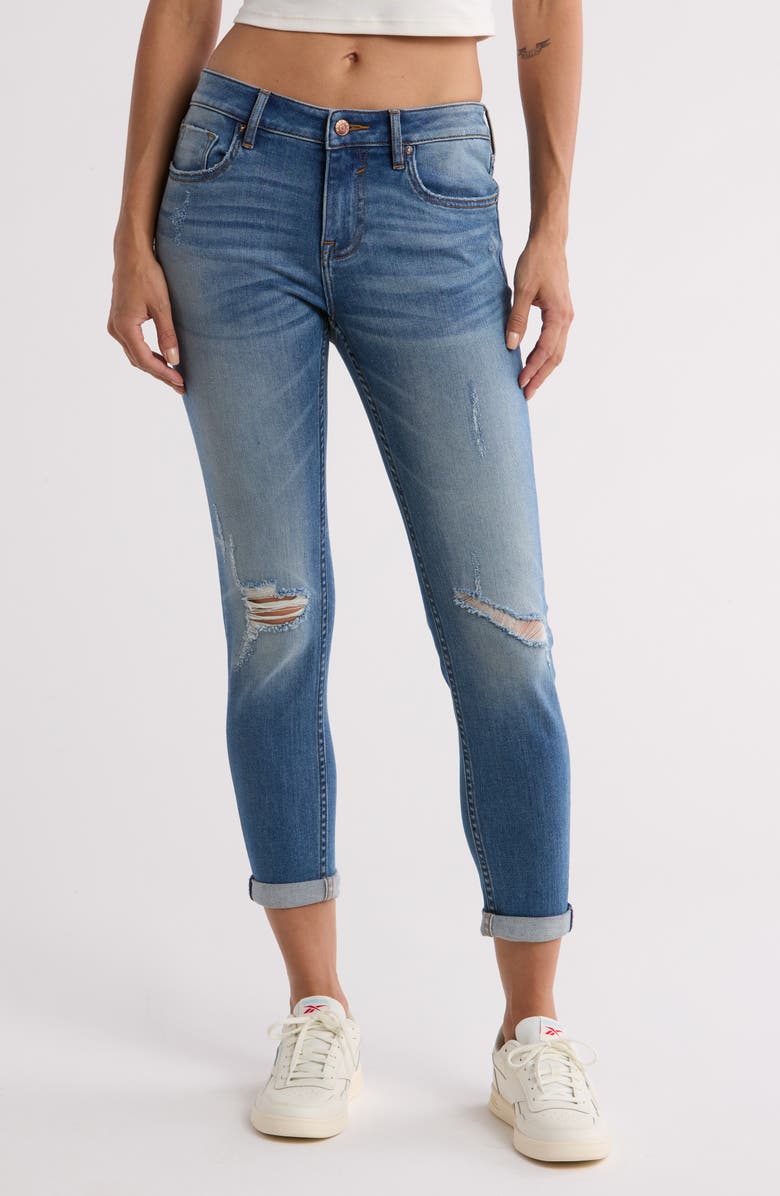 Vigoss Thompson Tomboy Crop Relaxed Skinny Jeans, Main, color, 