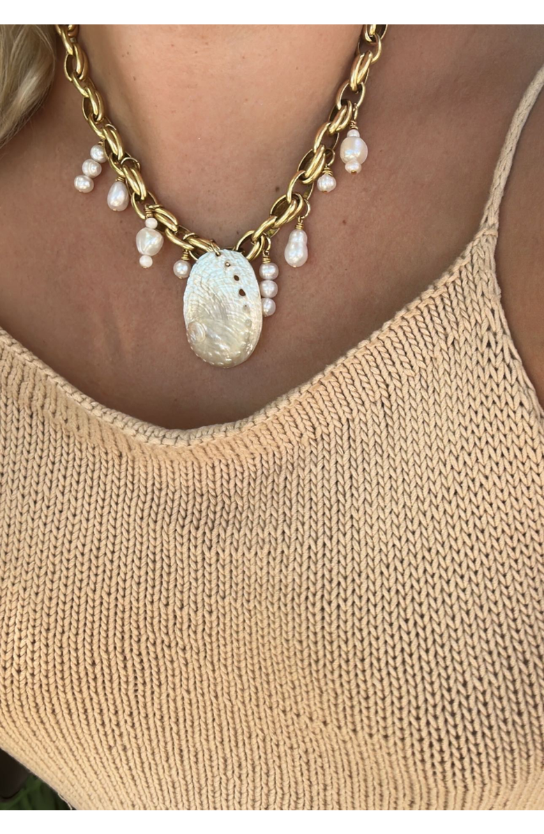 sccollection Cala Necklace, Alternate, color, Gold