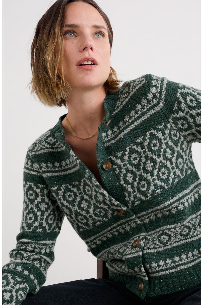 Castwork Merino Wool Blend Cardigan, Alternate, color, SHINGLE BAR LOCH OYS