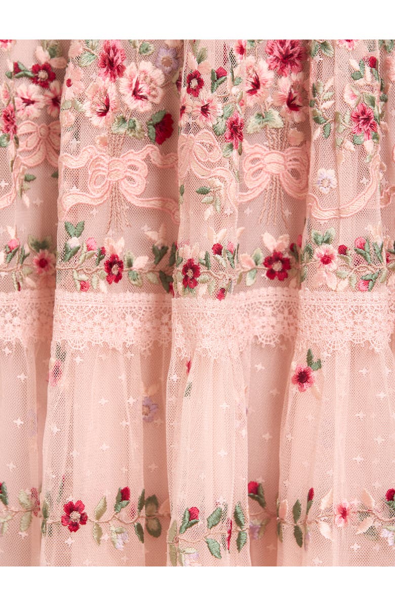 Needle & Thread Ribbon Bouquet Gown, Alternate, color, Petal Pink