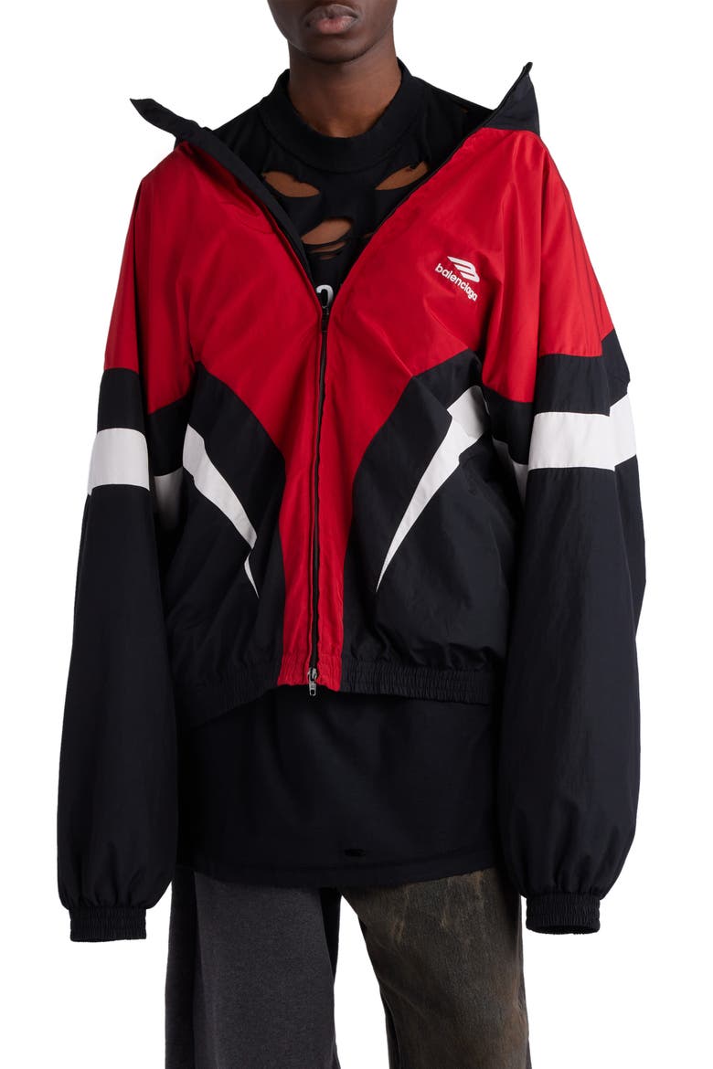 3B Sports Icon Off the Shoulder Track Jacket (Men) | Nordstrom