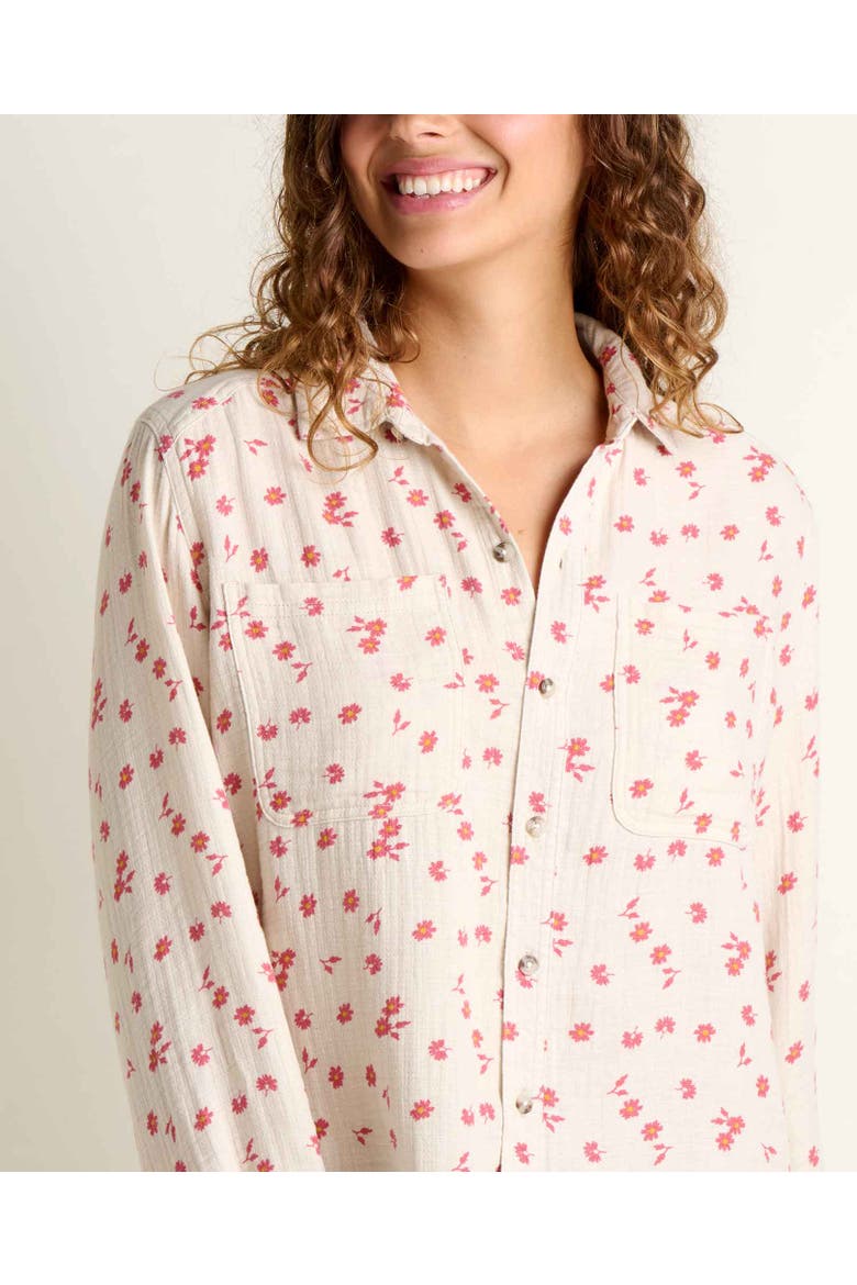 Tate Double Weave Long Sleeve Shirt, Alternate, color, Salt Print