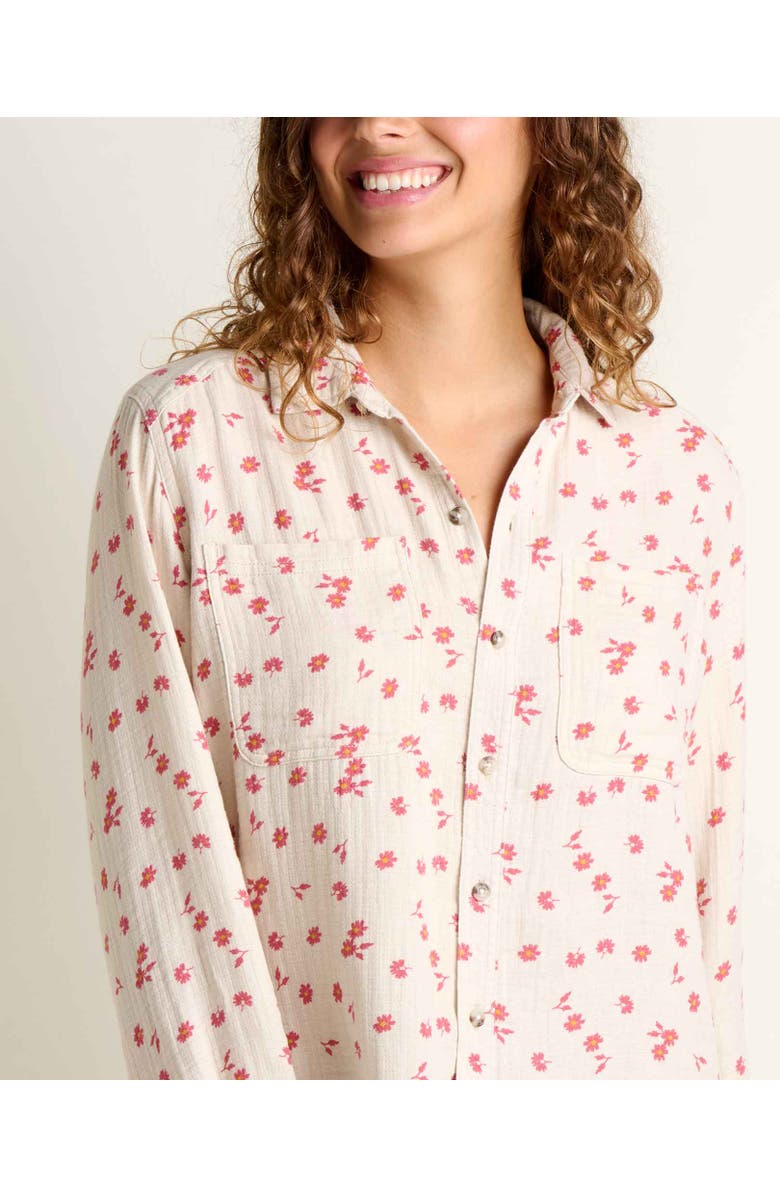 Toad & Co Tate Double Weave Long Sleeve Shirt, Alternate, color, Salt Print