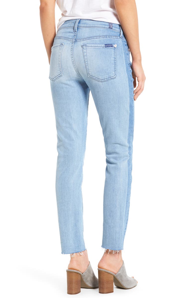 7 For All Mankind <sup>®</sup> Roxanne Original Ankle Skinny Jeans, Alternate, color, 