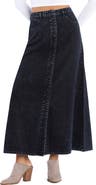 Wash Lab Denim Denim Maxi Skirt