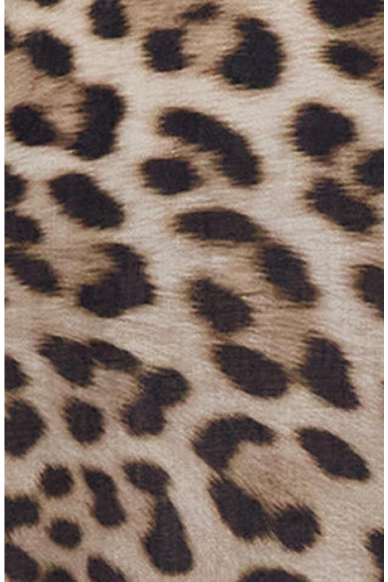 Leopard Mens Linen Button-up Shirt, Alternate, color, LEOPARD BROWN