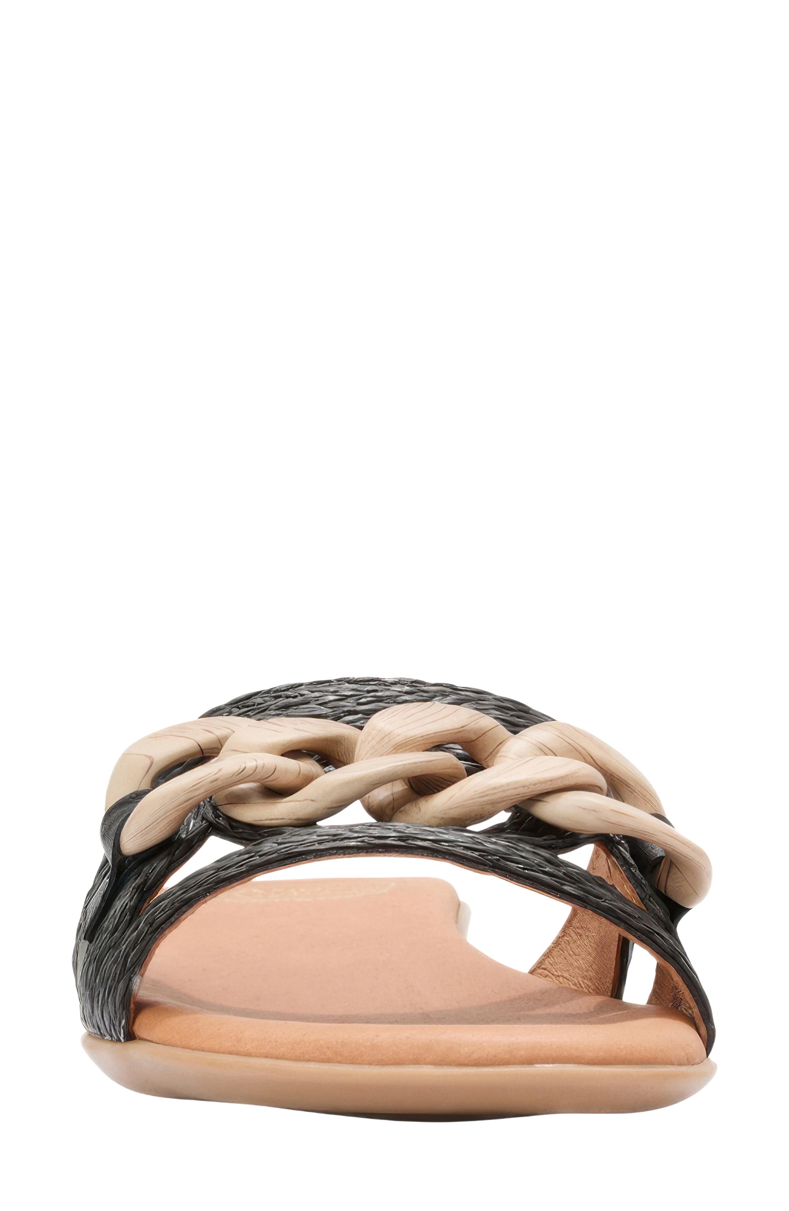 André Assous Neela Slide Sandal, Alternate, color, Black