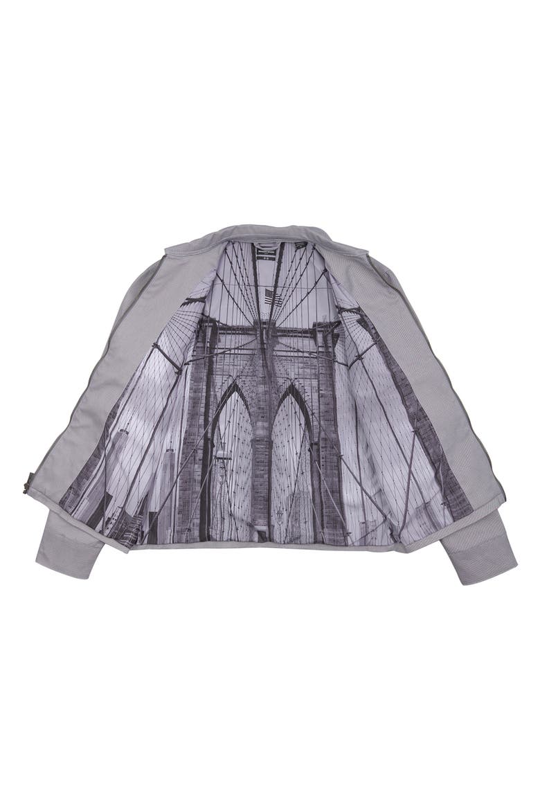 Slim Fit Solid Brooklyn Bridge Jacket, Alternate, color, GREY