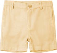 Charlotte & George Woven Shorts with Structured Waistband