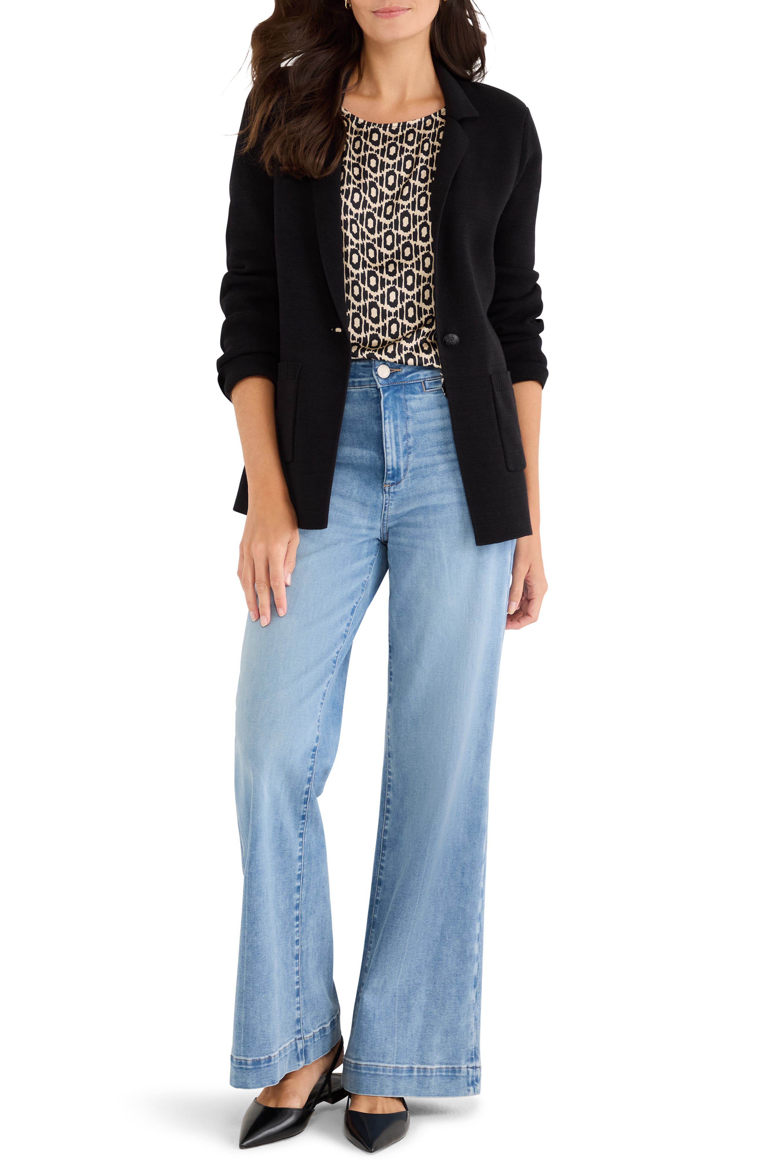 Lacy Diamonds Day Gloss Woven Shirt - image 2