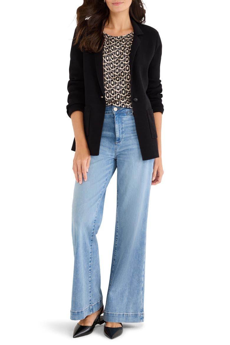 Lacy Diamonds Day Gloss Woven Shirt, Alternate, color, BLACK MULTI