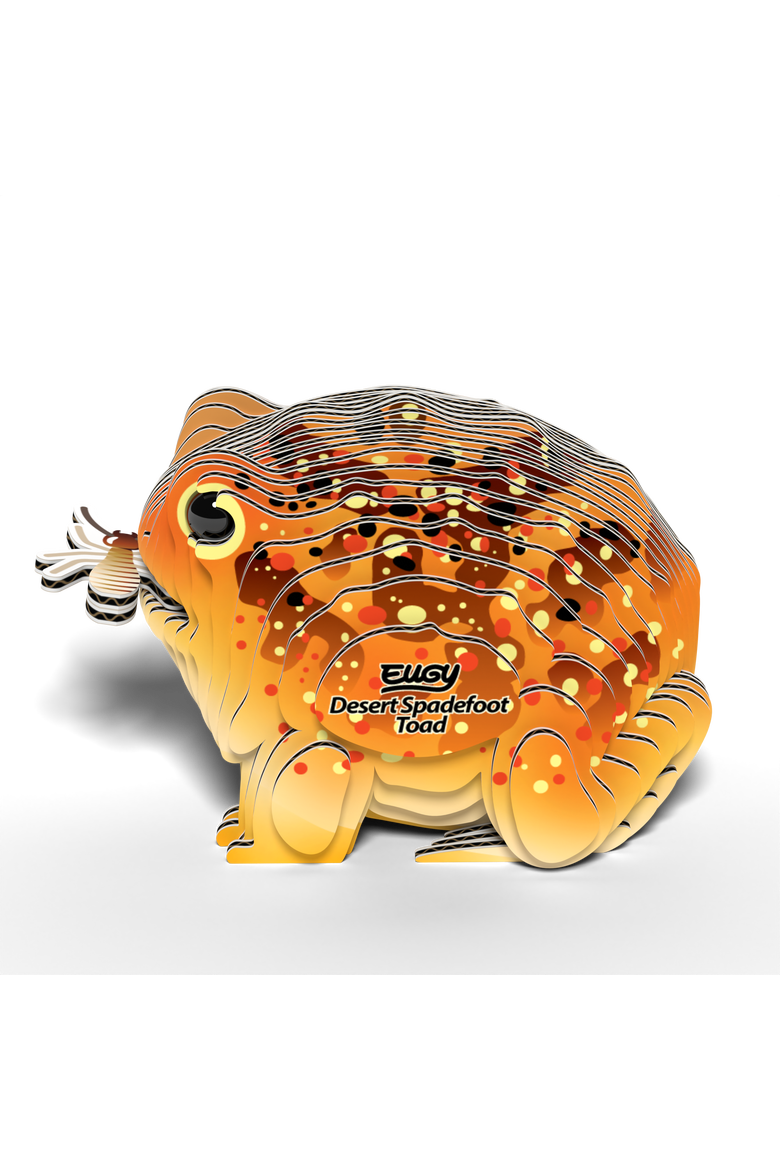 Desert Spadefoot Toad 3D Puzzle, Alternate, color, No Color