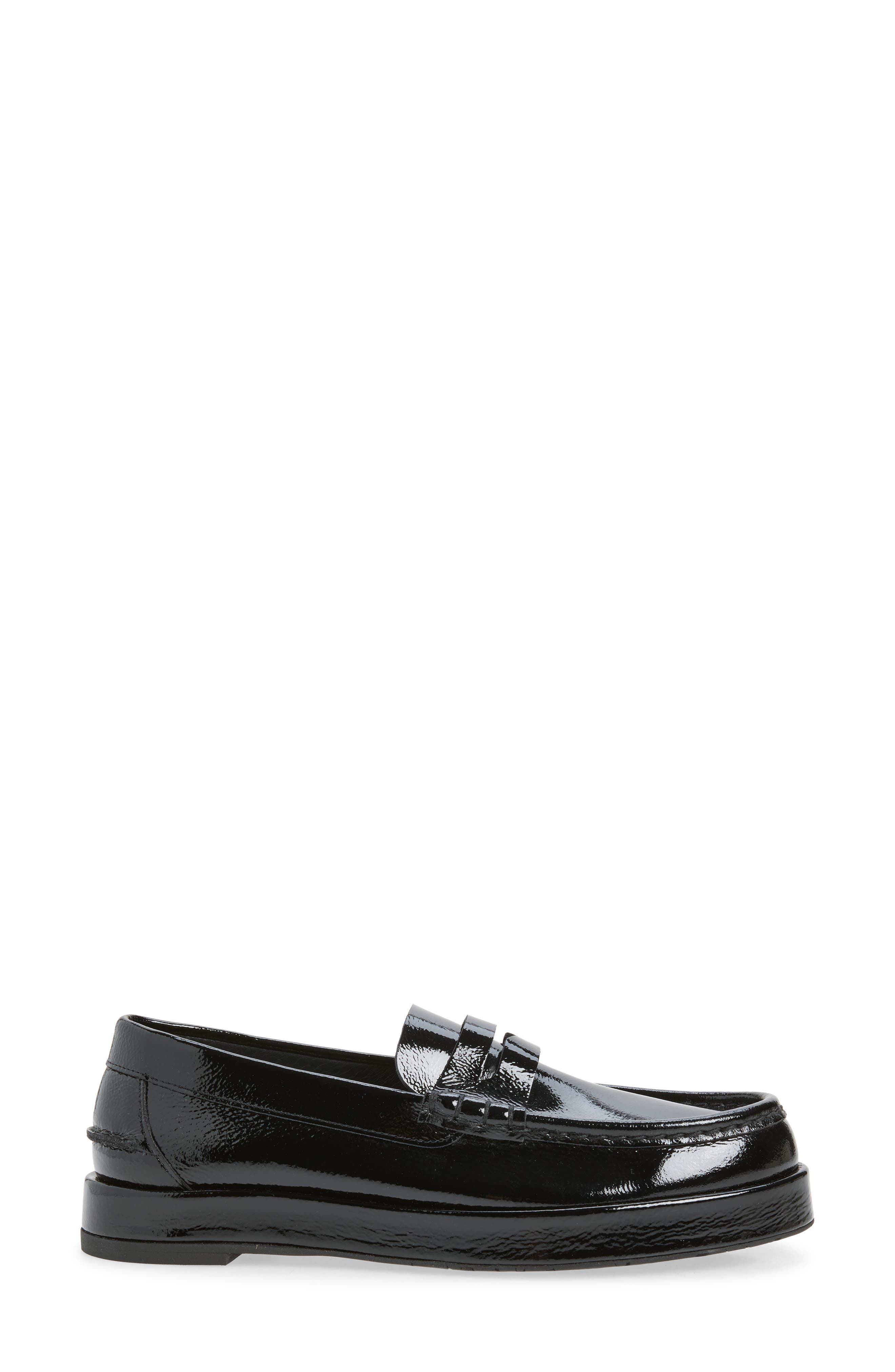 Sergia Leather Loafer, Alternate, color, BLACK CASTORO NAPLAK