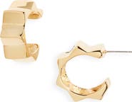 Kenneth Jay Lane Spike Hoop Earrings