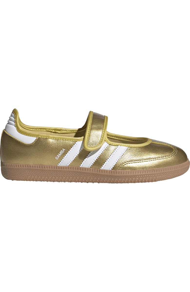 adidas Samba Jane Sneaker, Alternate, color, Gold Met./ Ftwr White/ Gum4