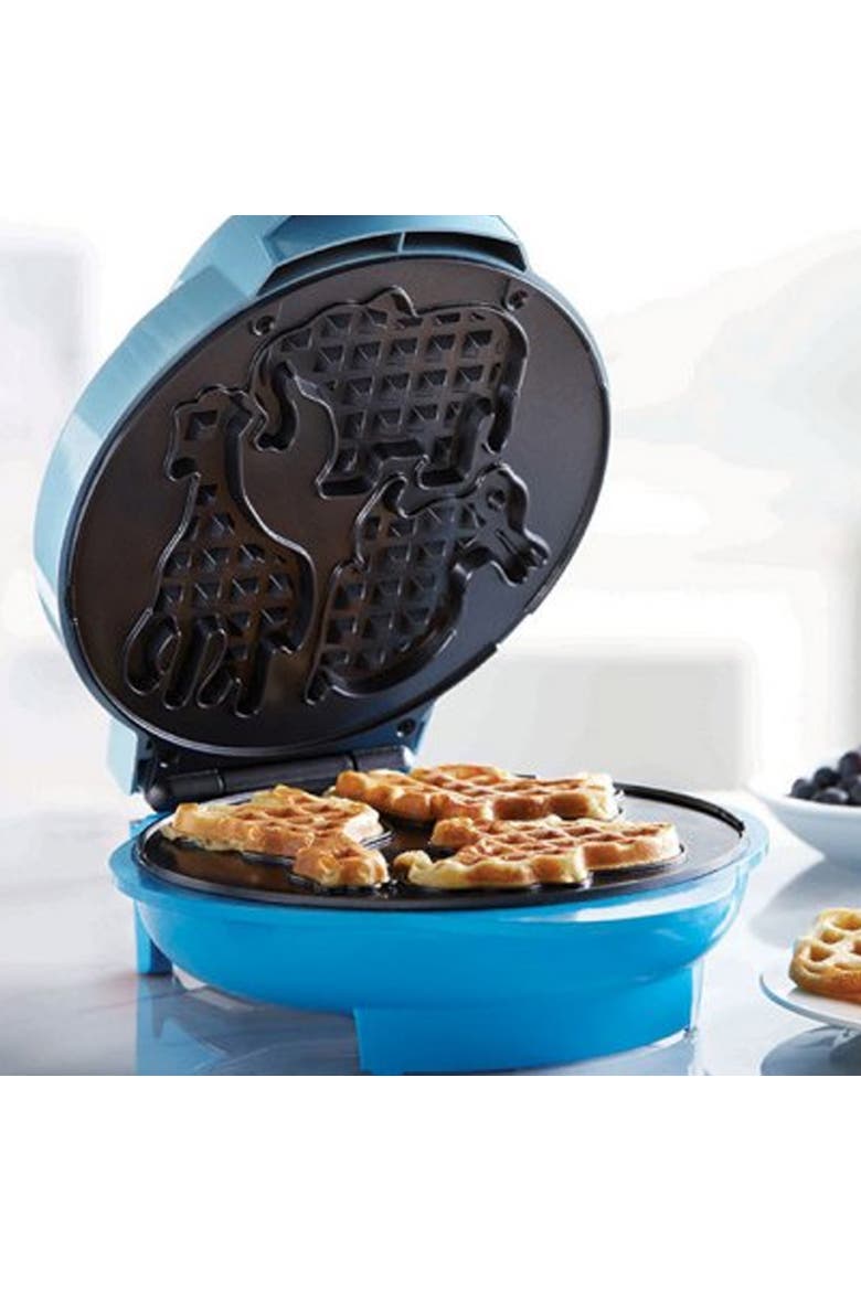Animal Shaped Waffle Maker in Blue, Alternate, color, Blue