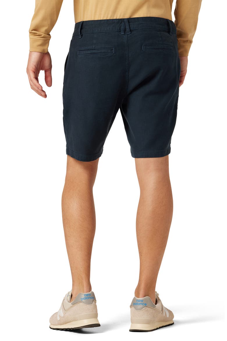 Linen Blend Twill Chino Shorts, Alternate, color, NIGHT BLUE