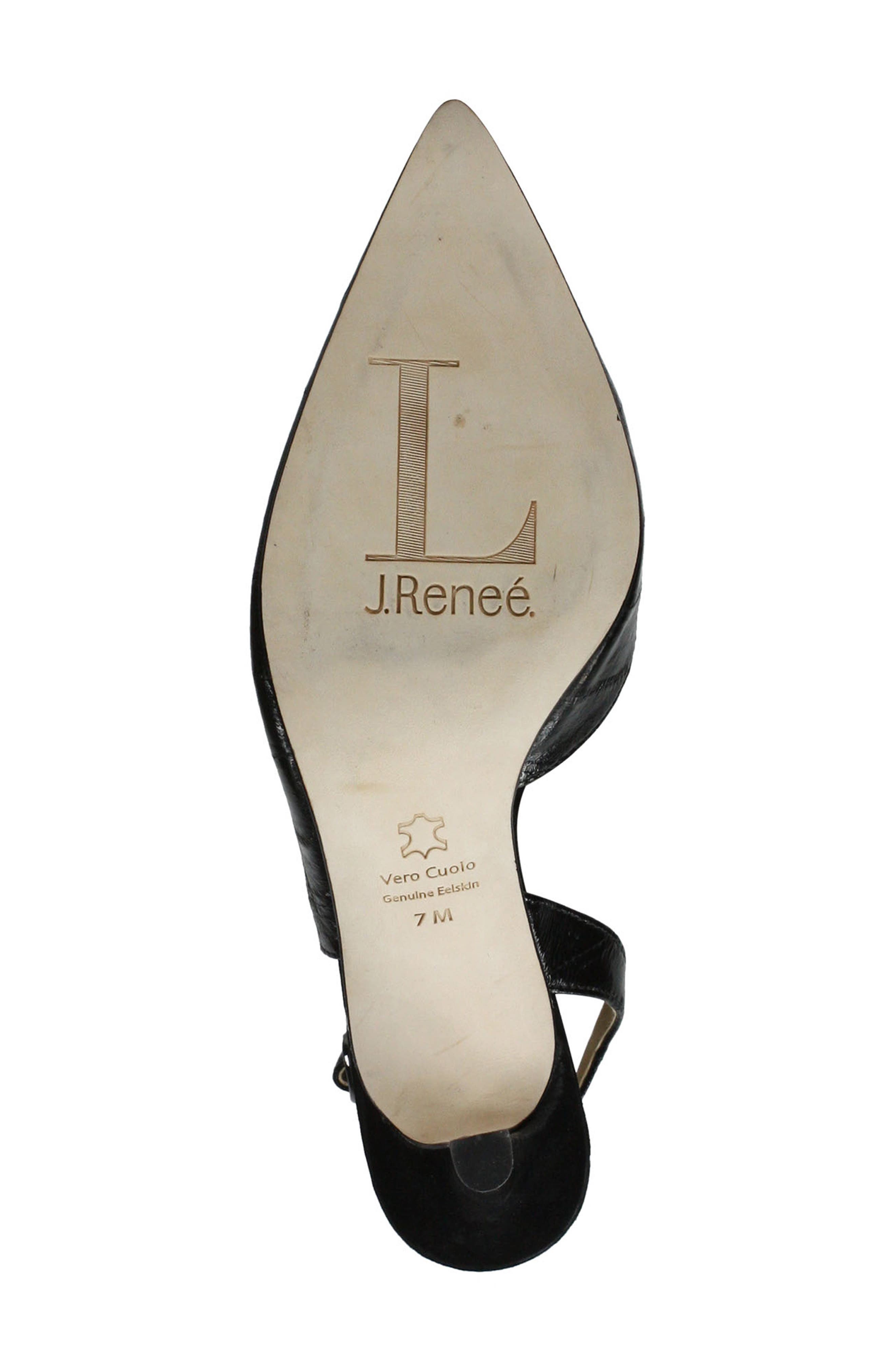 J. Reneé Leonela Pointed Toe Slingback Pump, Alternate, color, 