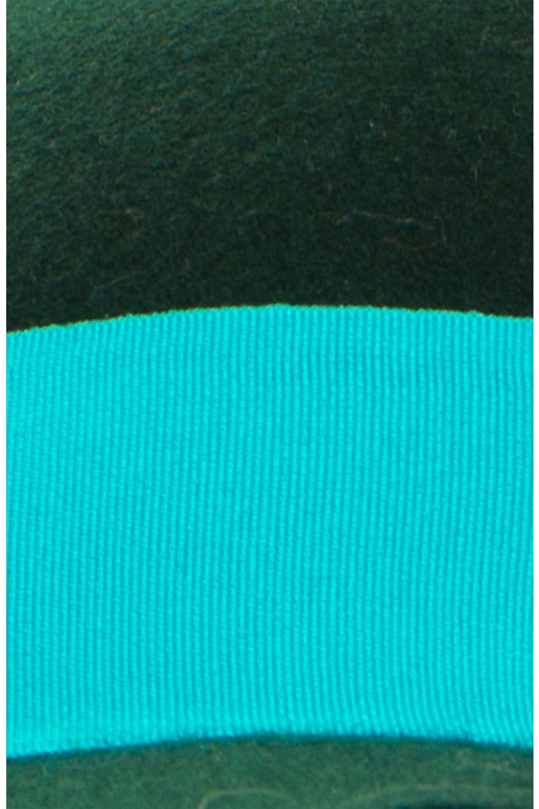 'E.X.' Wool Hat, Alternate, color, TEAL