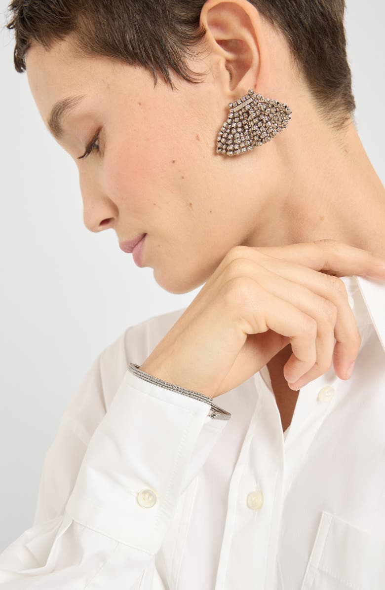 Brunello Cucinelli Shirt with monili, Alternate, color, White