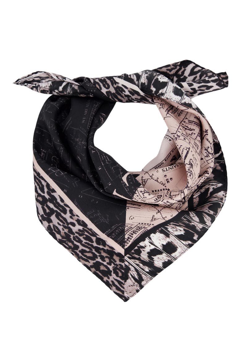 Spitalfields Spice Scarf, Alternate, color, BLUSH