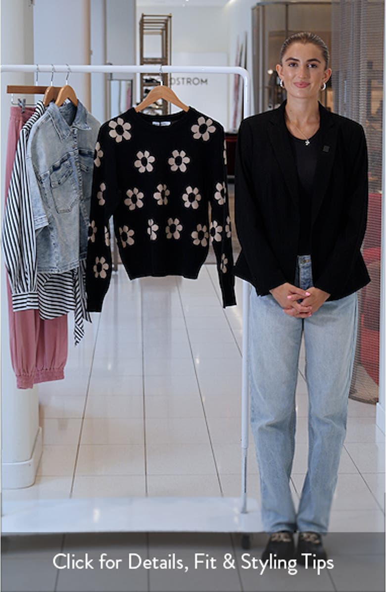 Flower Crewneck Sweater, sales video thumbnail
