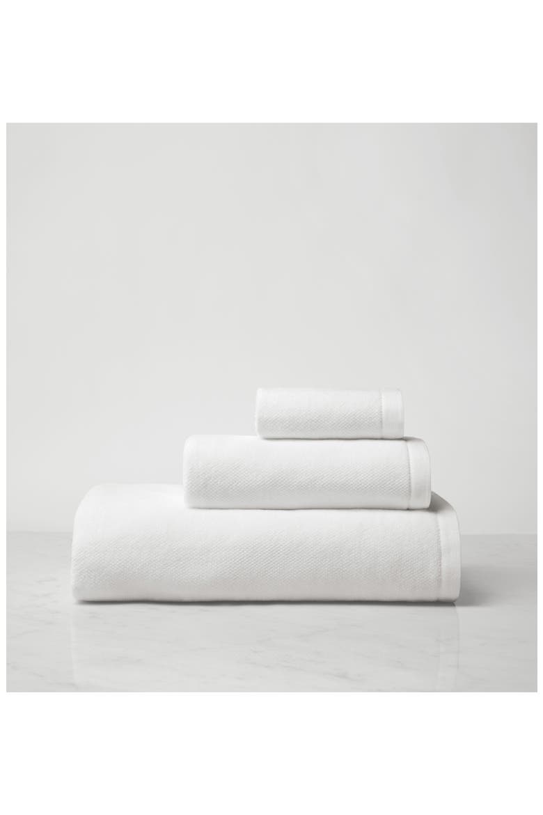Canedo Nuovo Combed Cotton Bath Towel, Alternate, color, WHITE