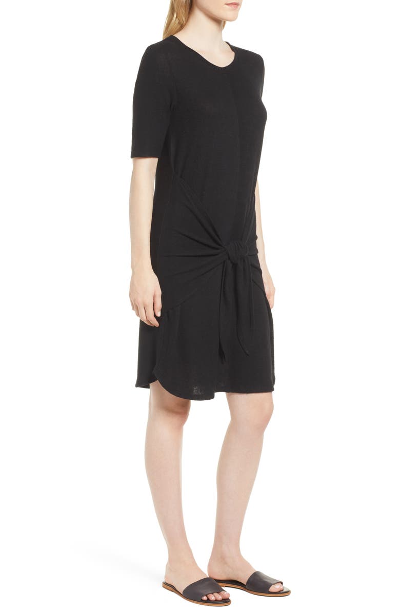 Caslon<sup>®</sup> Caslon Off-Duty Tie Front Knit Dress, Alternate, color, 