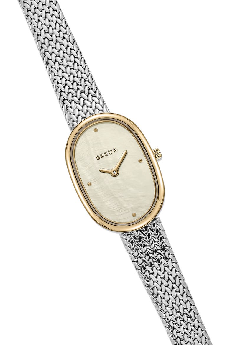 Jane Mesh Strap Watch, 23mm, Alternate, color, SILVER