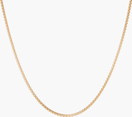 Aurate Round Box Chain Necklace
