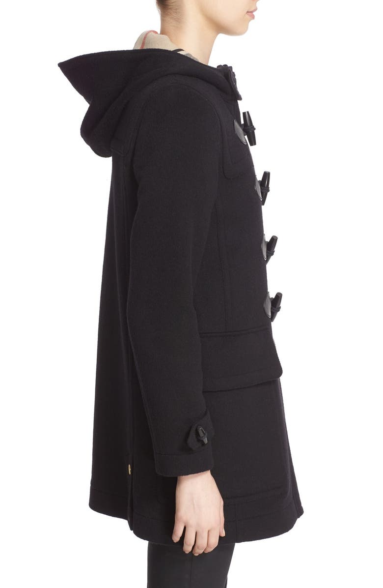 Burberry Brit Finsdale Wool Duffle Coat, Alternate, color,