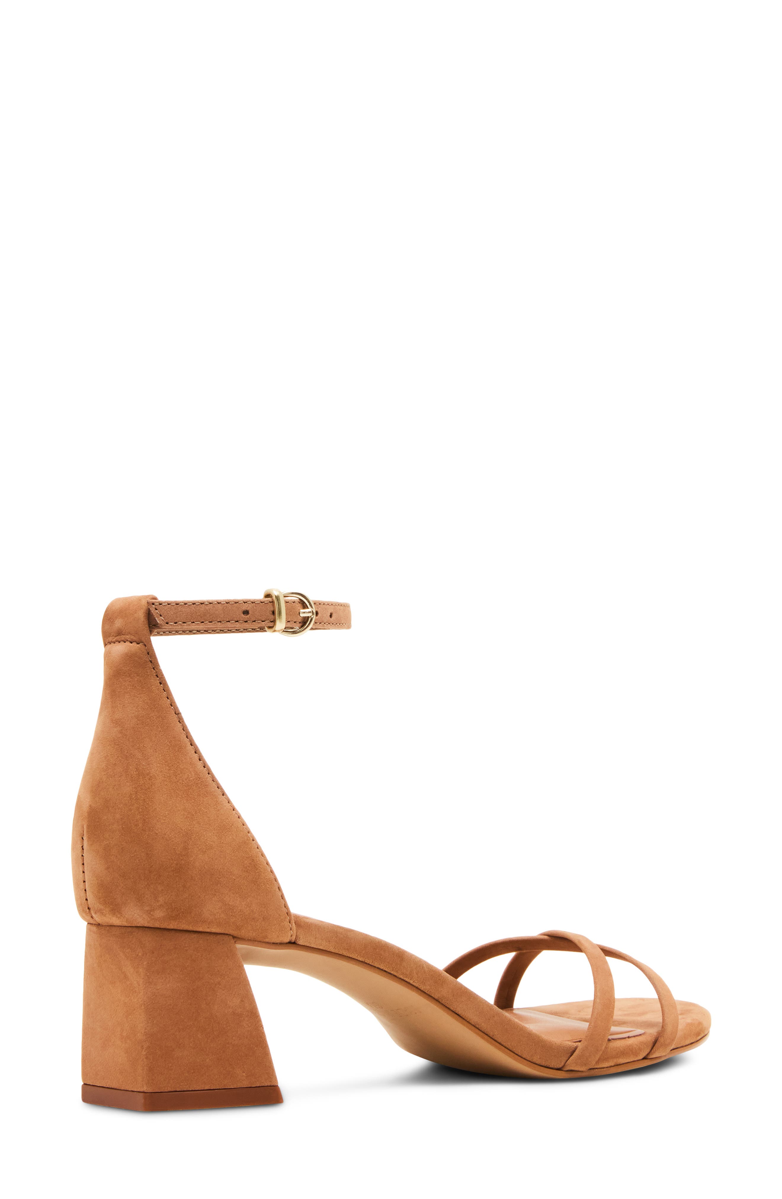 Rae Ankle Strap Sandal, Alternate, color, TAN NUBUCK