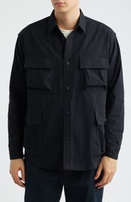 Takibi Herringbone Shirt Jacket (Men) | Nordstrom