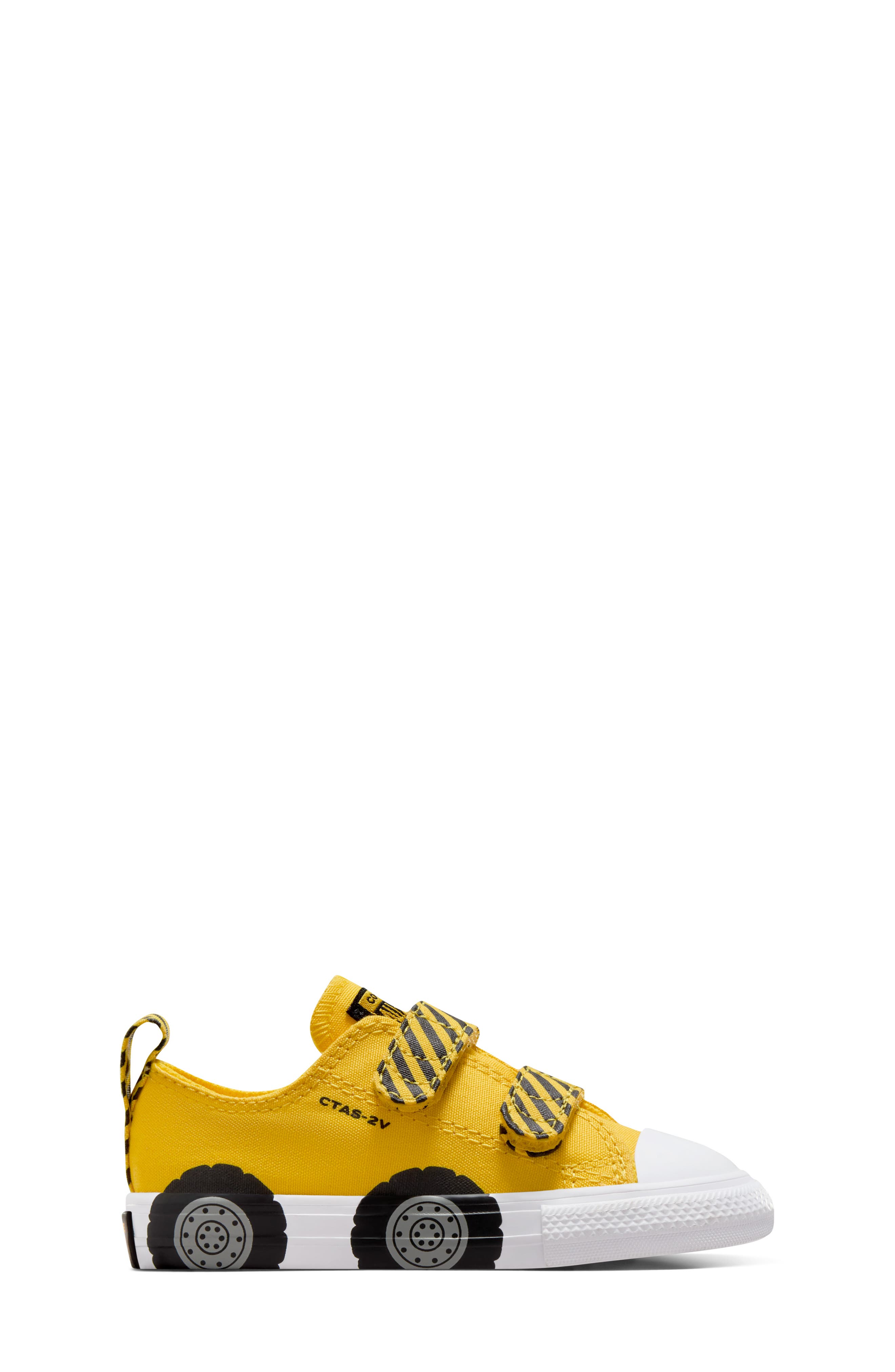 Converse Kids' Chuck Taylor<sup>®</sup> All Star<sup>®</sup> 2V Oxford Sneaker, Alternate, color, Amarillo/ Black/ White