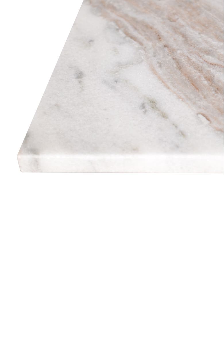 JONATHAN Y Cecil 18.5" Contemporary Natural Marble Handmade T-Shaped End Table, Alternate, color, Gray/Beige