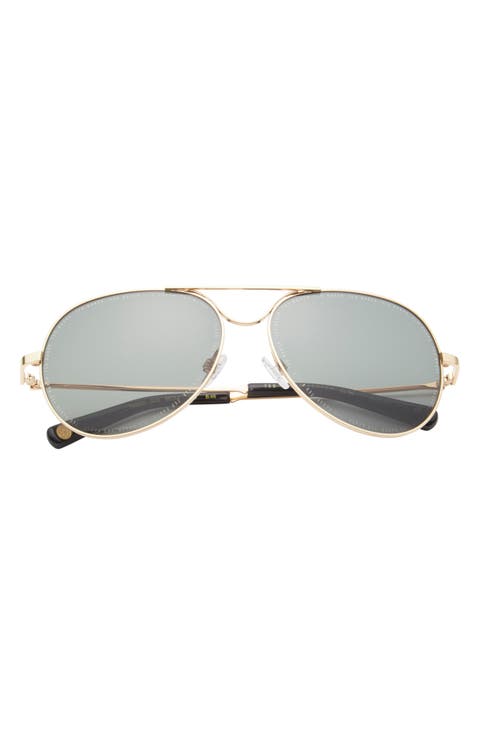 58mm Aviator Sunglasses