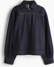 H&M Denim Popover Shirt
