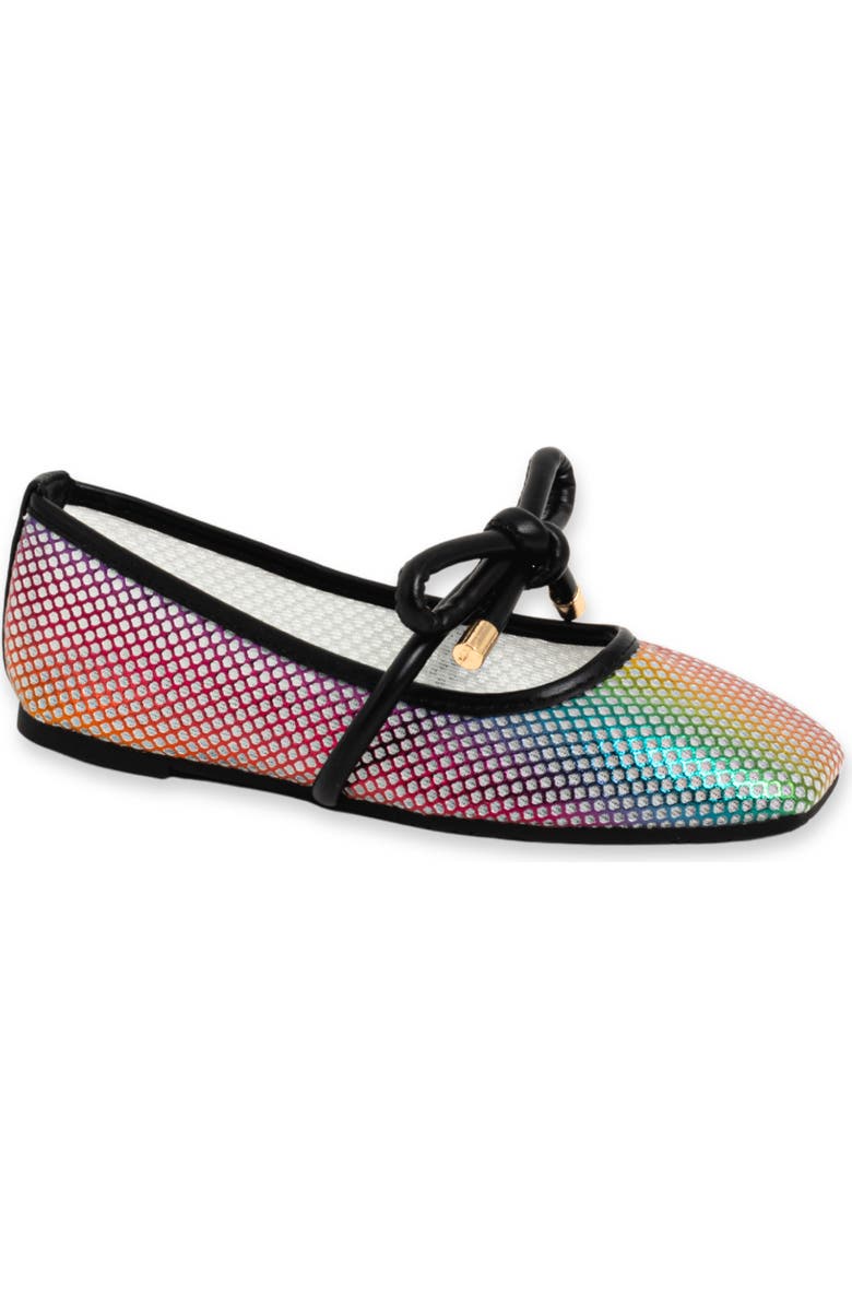 SHUSHOP Kids' Ashley Mini Metallic Ballet Flat, Main, color,