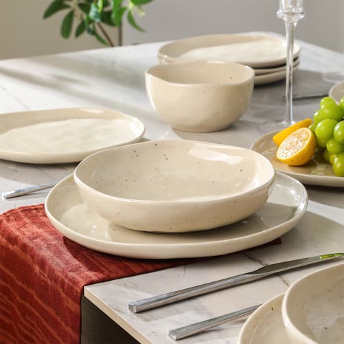 Stone Lain Mirella Stoneware 4-piece Pasta Bowl Set In Neutral